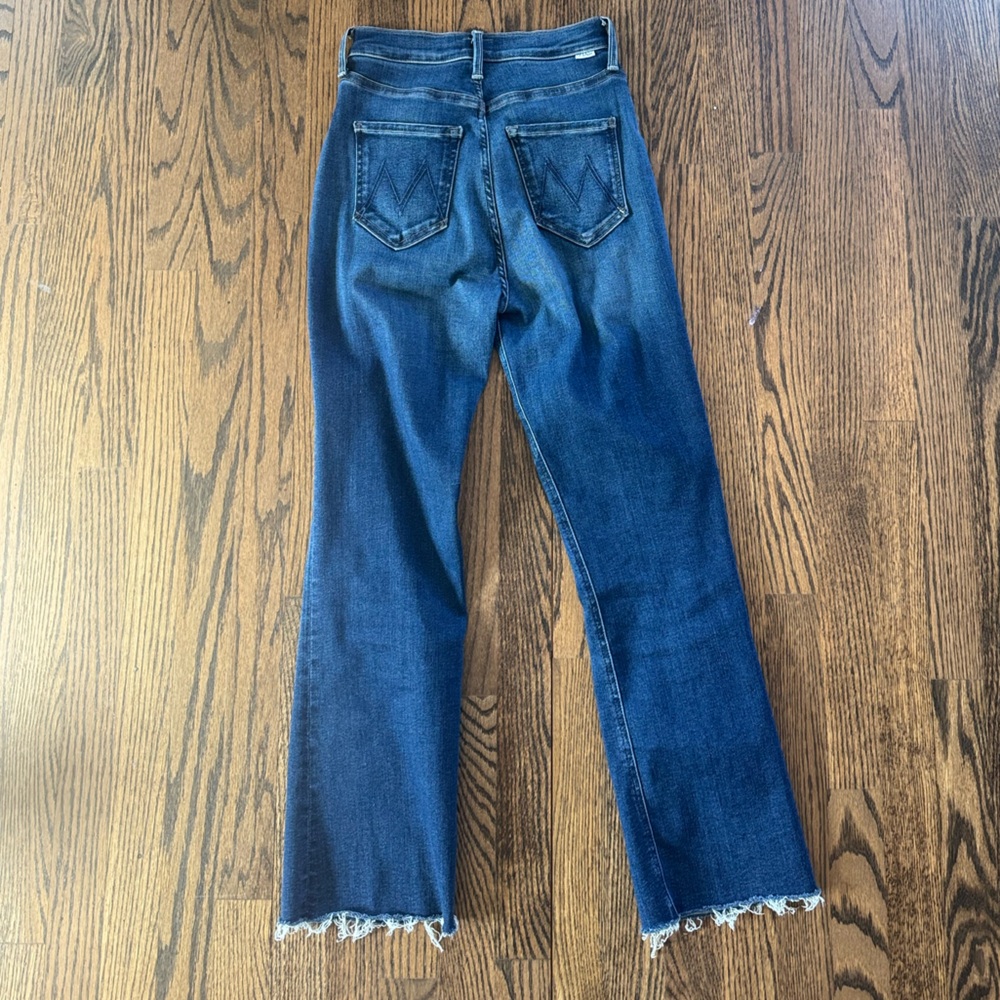 MOTHER Dark Blue Ankle Jeans